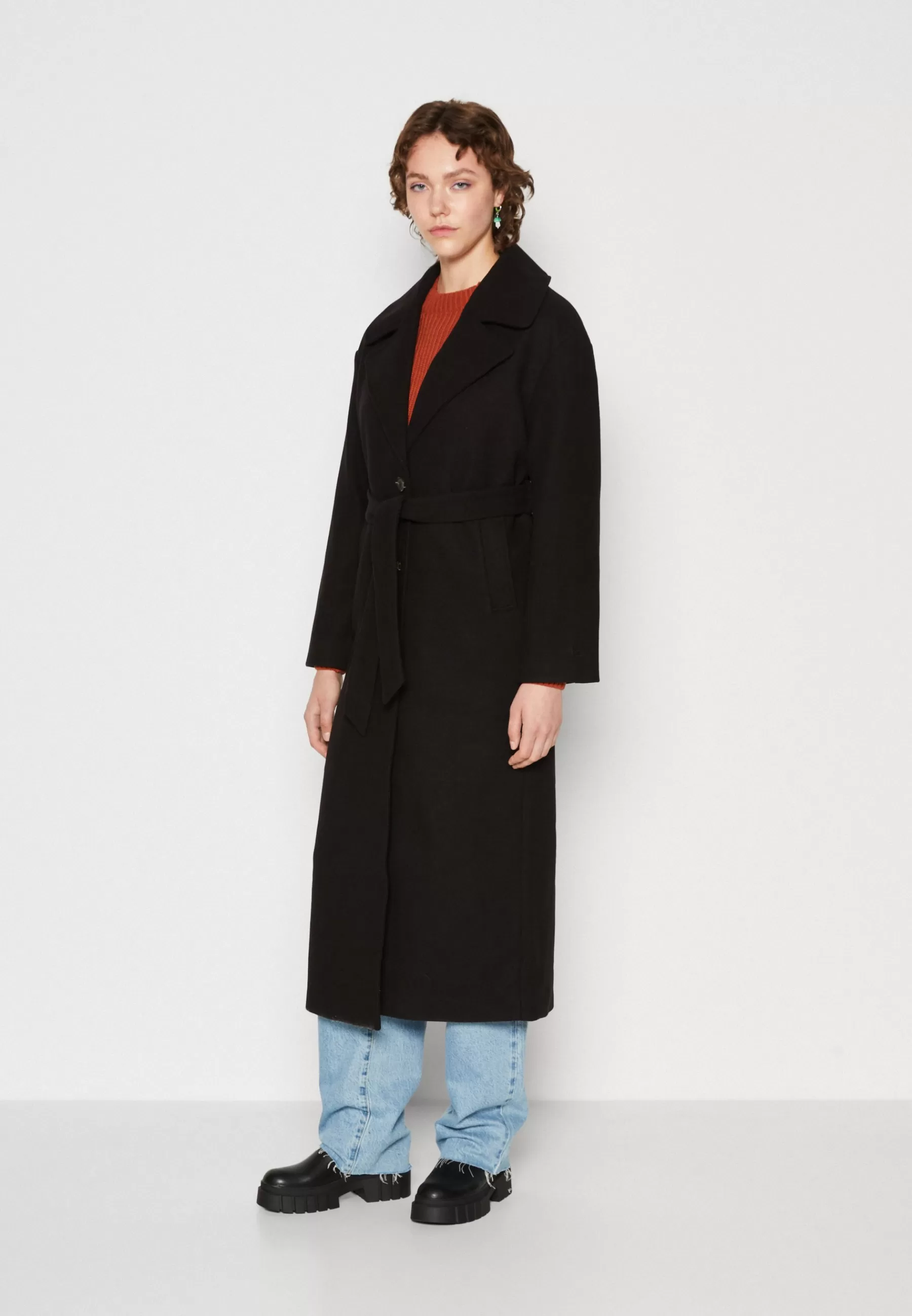 Femme YAS emma Long Button Coat - Manteau Classique