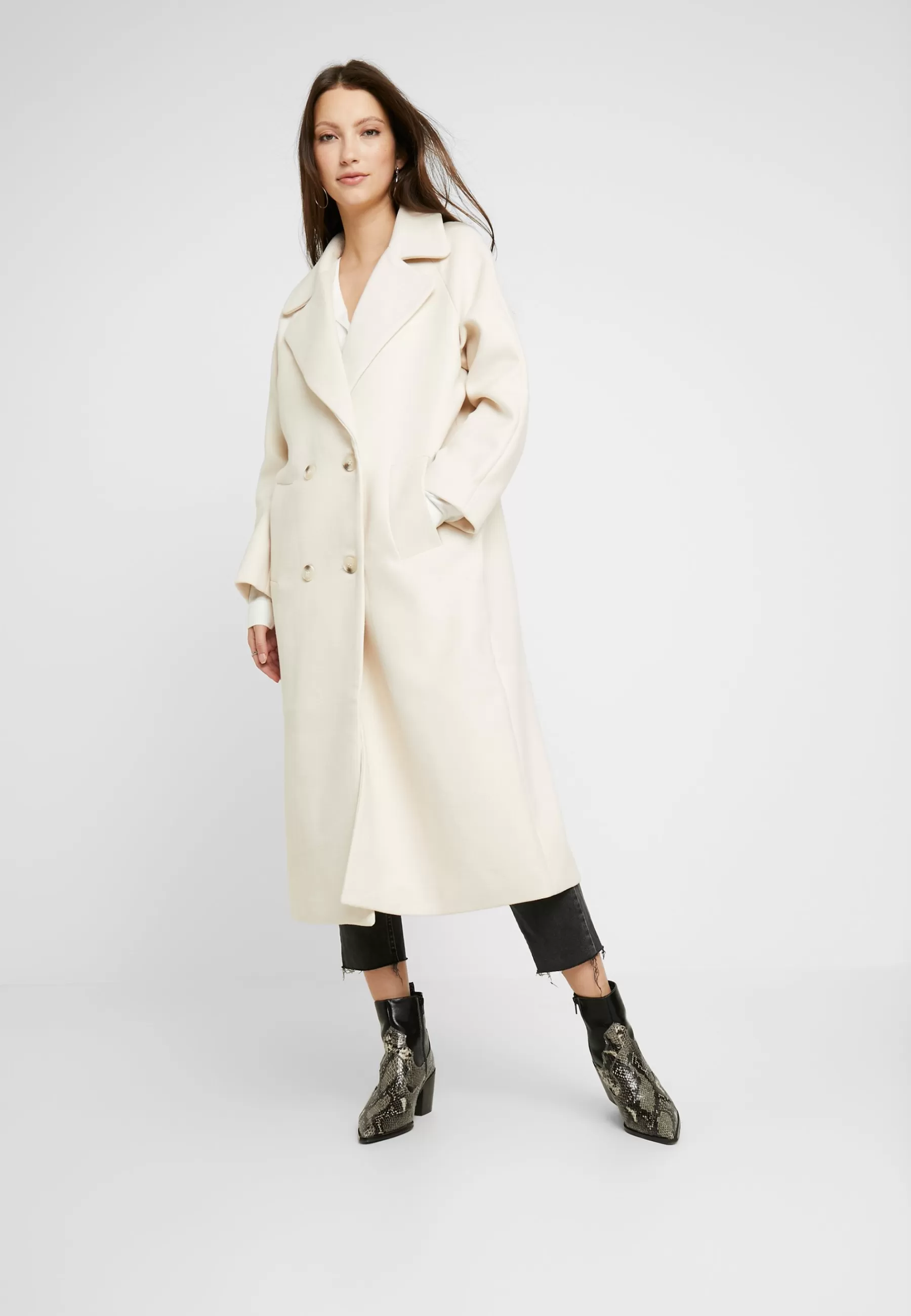 margit Long Coat - Manteau Classique | YAS Discount