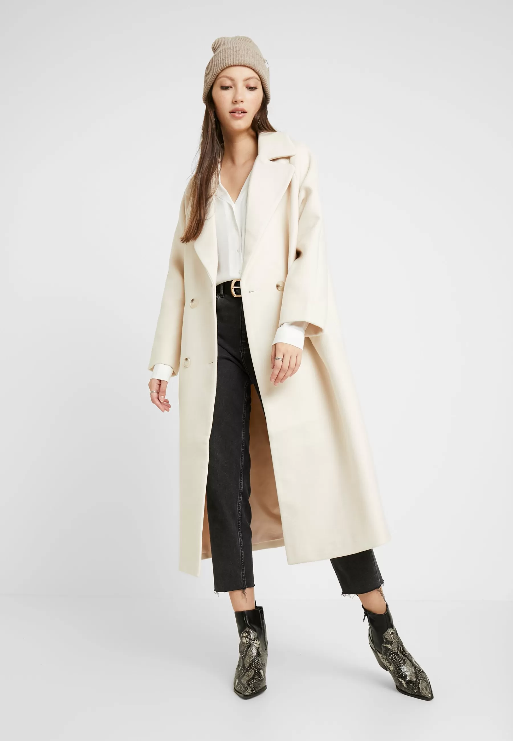 margit Long Coat - Manteau Classique | YAS Discount