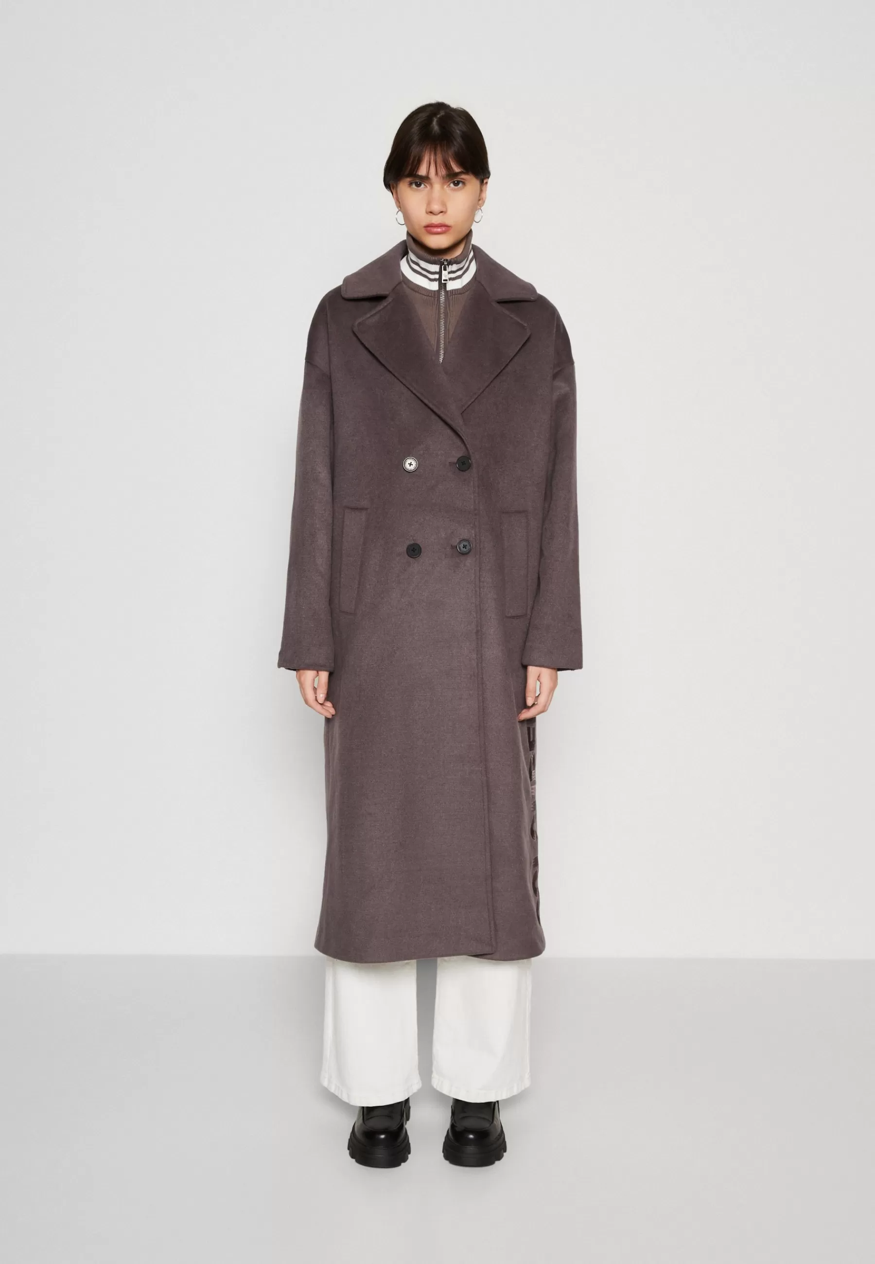 Zania Collar Coat - Manteau Classique | Colourful Rebel Shop